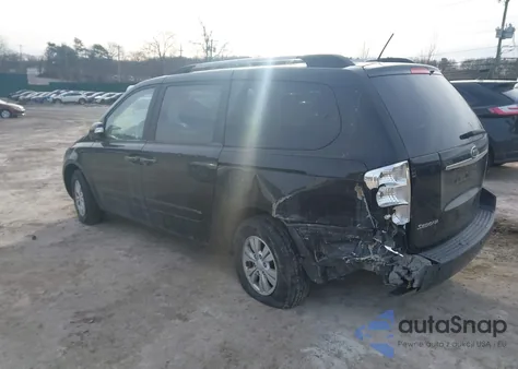 2012 Kia Sedona Lx z USA, uszkodzony, nr VIN KNDMG4C76C6472010